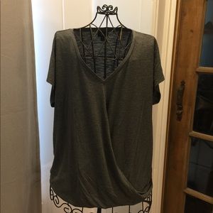 Dark Gray V-Neck Shirt